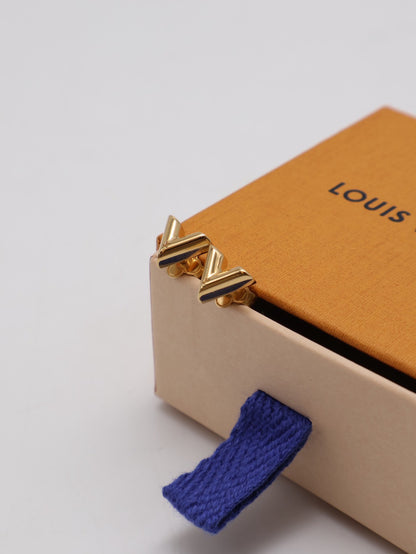 LOUIS VUITTON 經典Essential V耳環 - 金