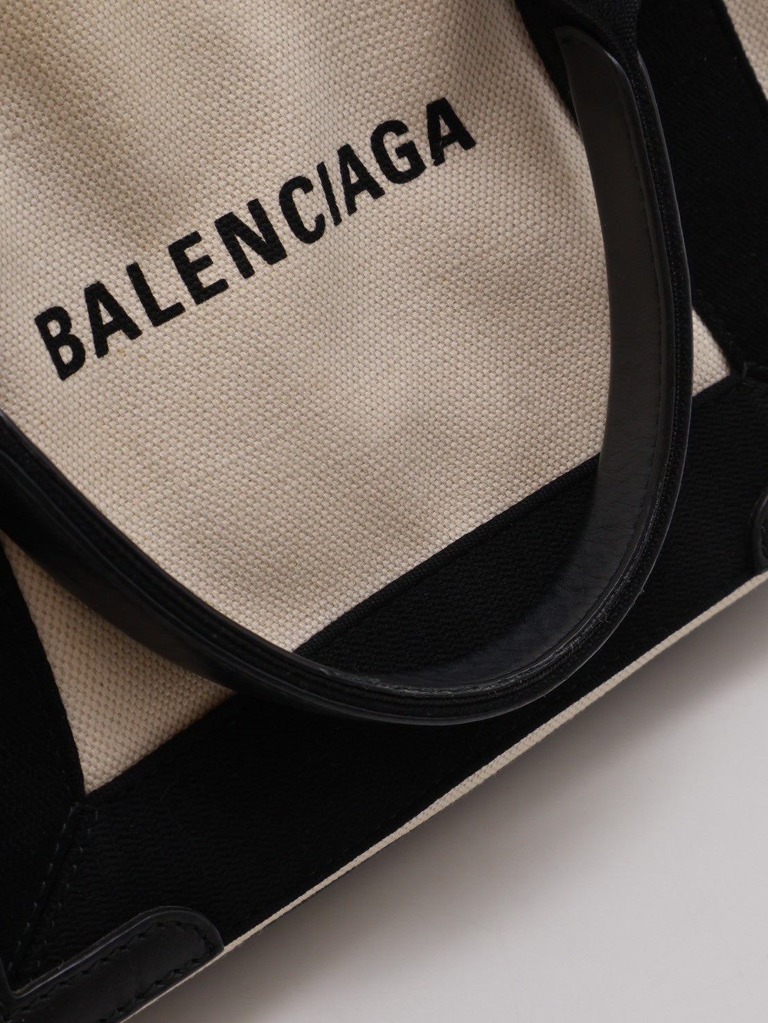 Balenciaga Navy cabas帆布托特