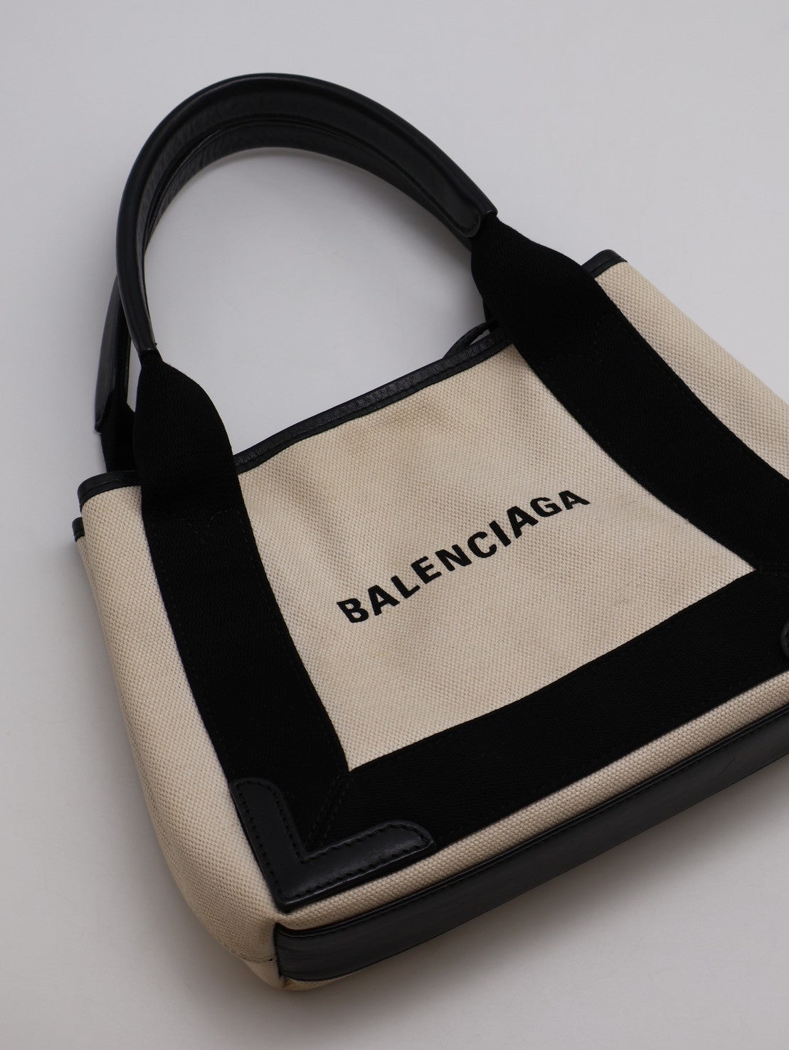 Balenciaga Navy cabas帆布托特