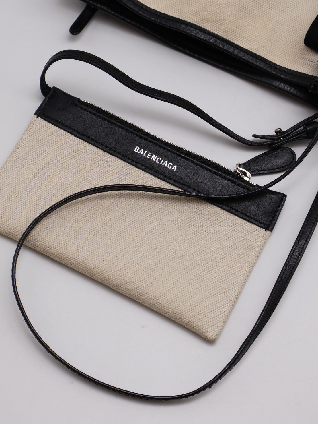 Balenciaga Navy cabas帆布托特