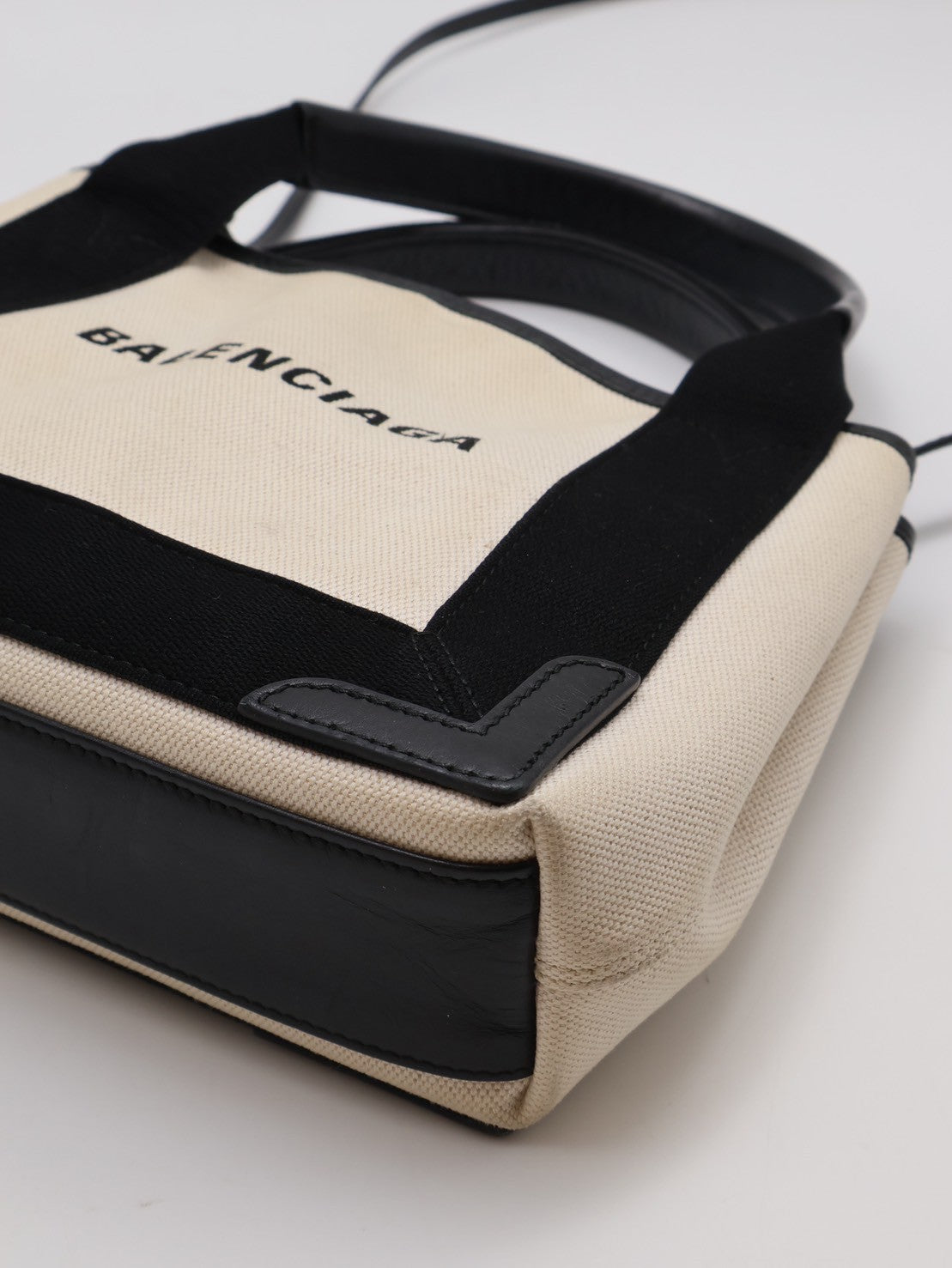 Balenciaga Navy cabas帆布托特