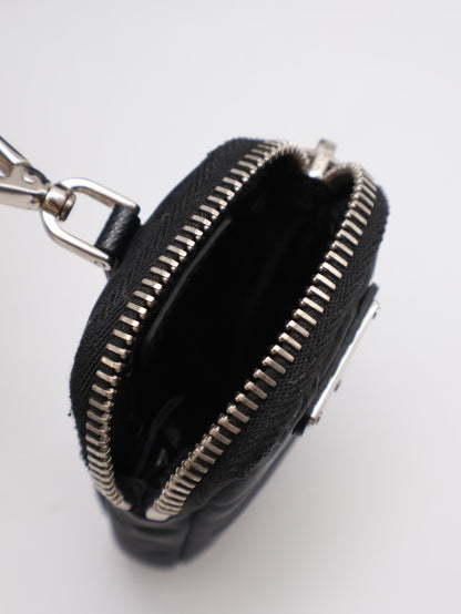 PRADA 經典三合一尼龍斜背包 - 黑銀