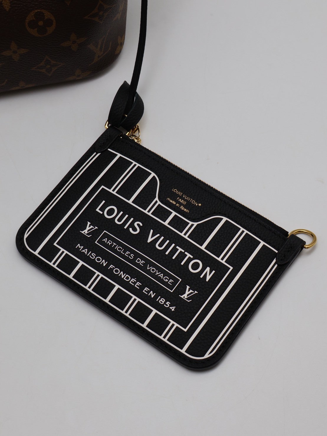 LOUIS VUITTON Neverfull BB - 雙面黑