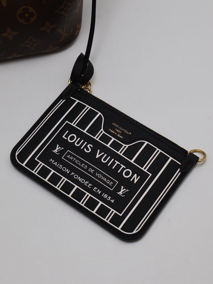 LOUIS VUITTON Neverfull BB - 雙面黑