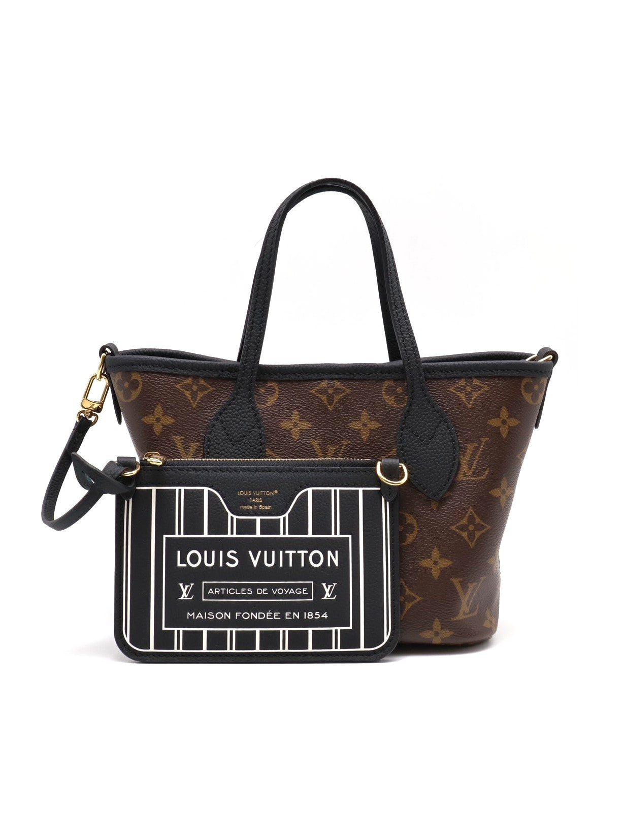 LOUIS VUITTON Neverfull BB - 雙面黑