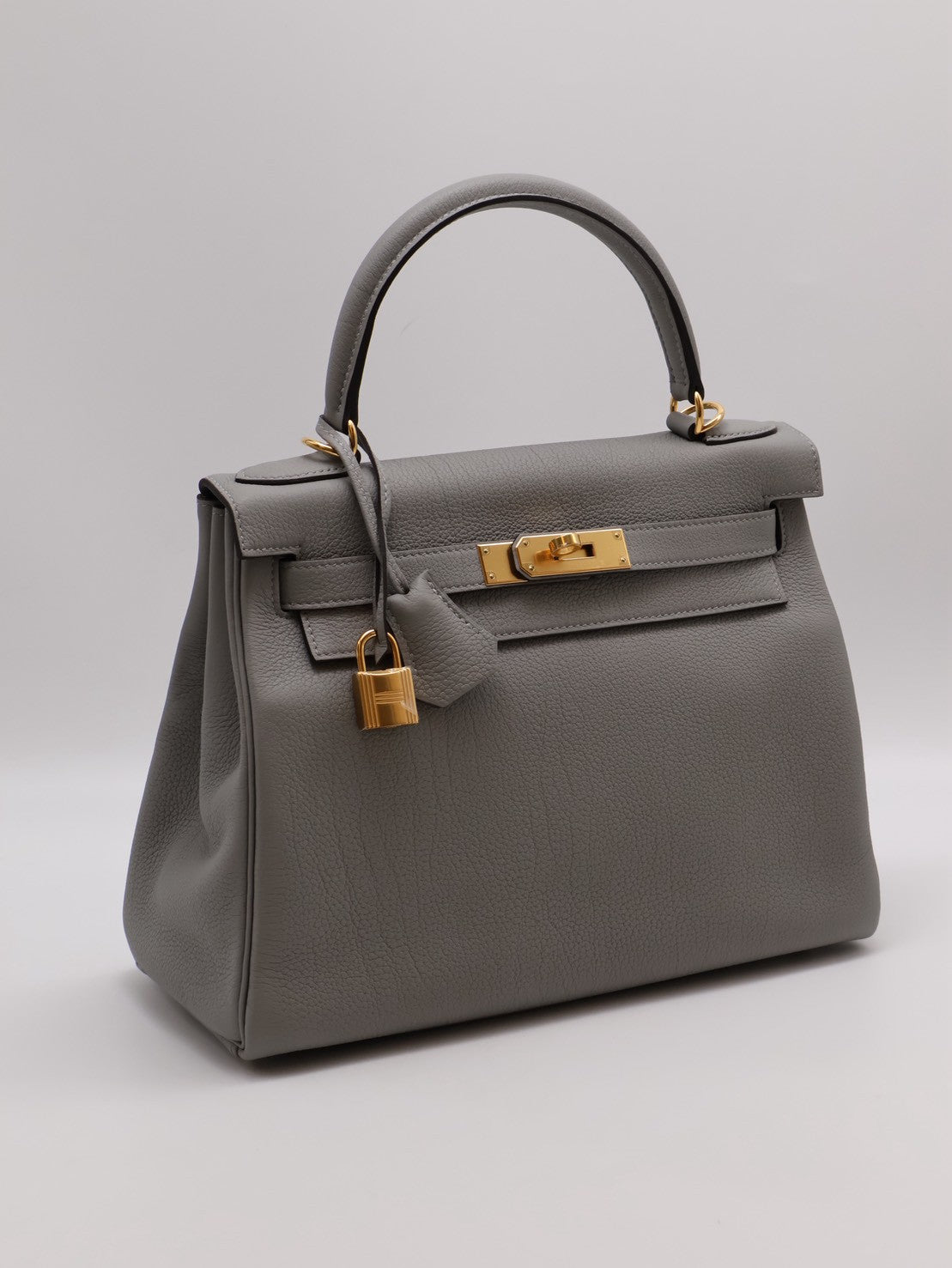 HERMES Kelly 28 - 海鷗灰金 W