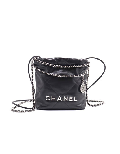 CHANEL 22 Mini bag - 深灰銀