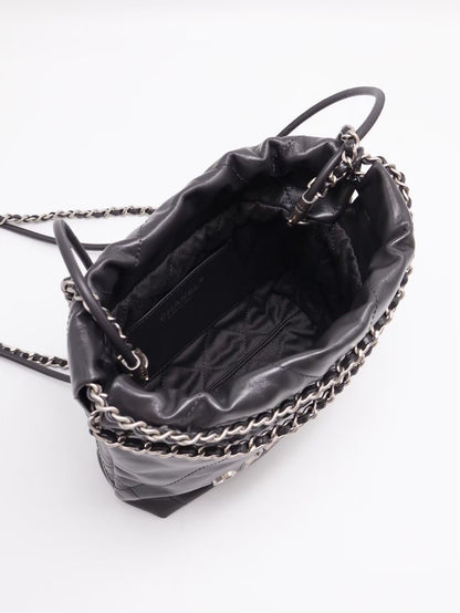 CHANEL 22 Mini bag - 深灰銀