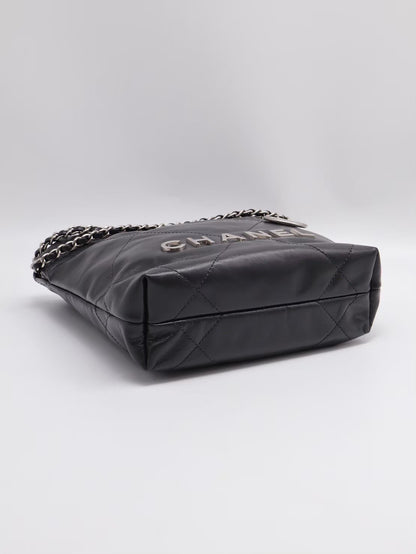 CHANEL 22 Mini bag - 深灰銀