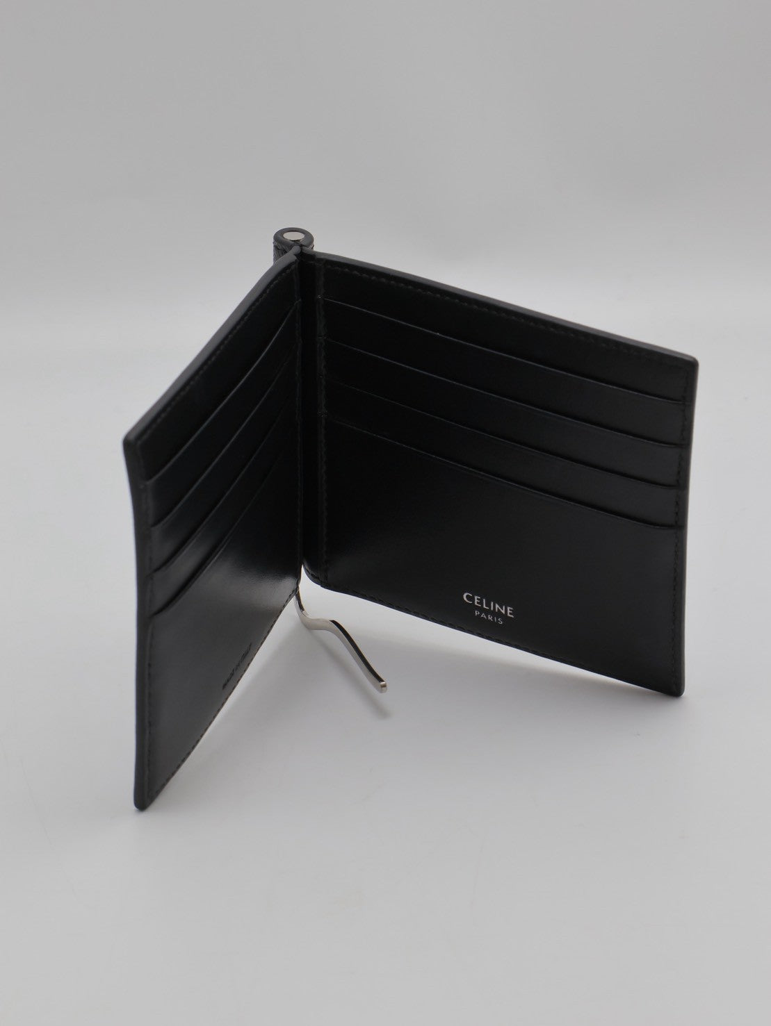 CELINE Triomphe凱旋帆布雙折皮夾