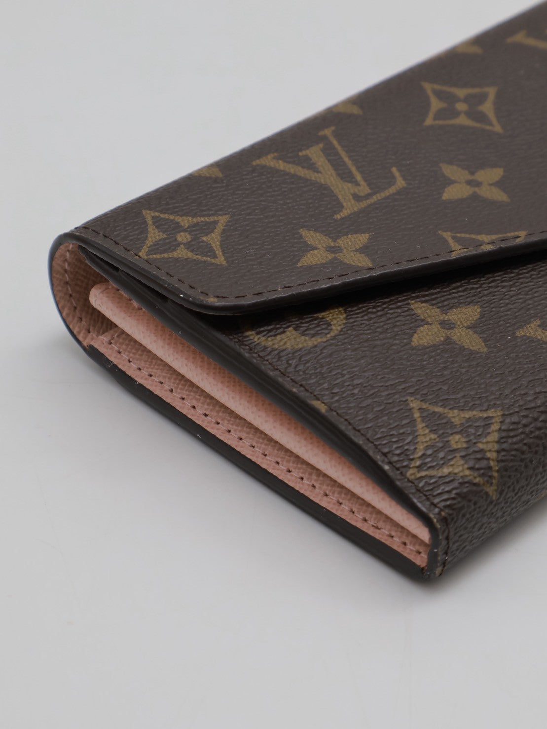 LOUIS VUITTON Sarah翻蓋長夾 - 芭蕾粉