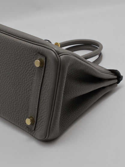 HERMES Birkin 25 - Gris Meyer 0L 積雨雲灰金 U