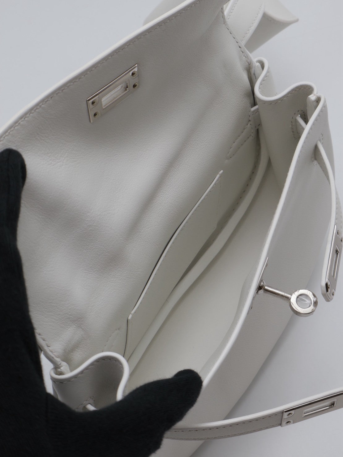 HERMES Kelly moove - 新白銀 W