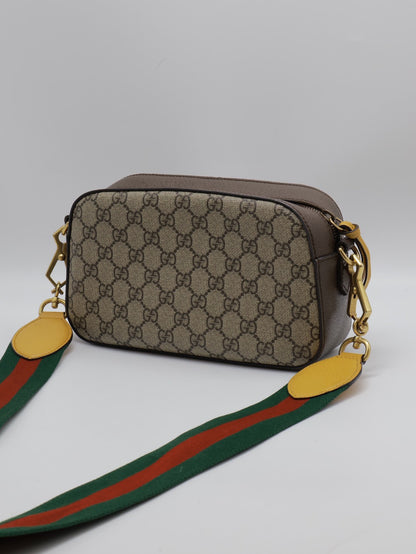 GUCCI Superme虎頭老花相機包