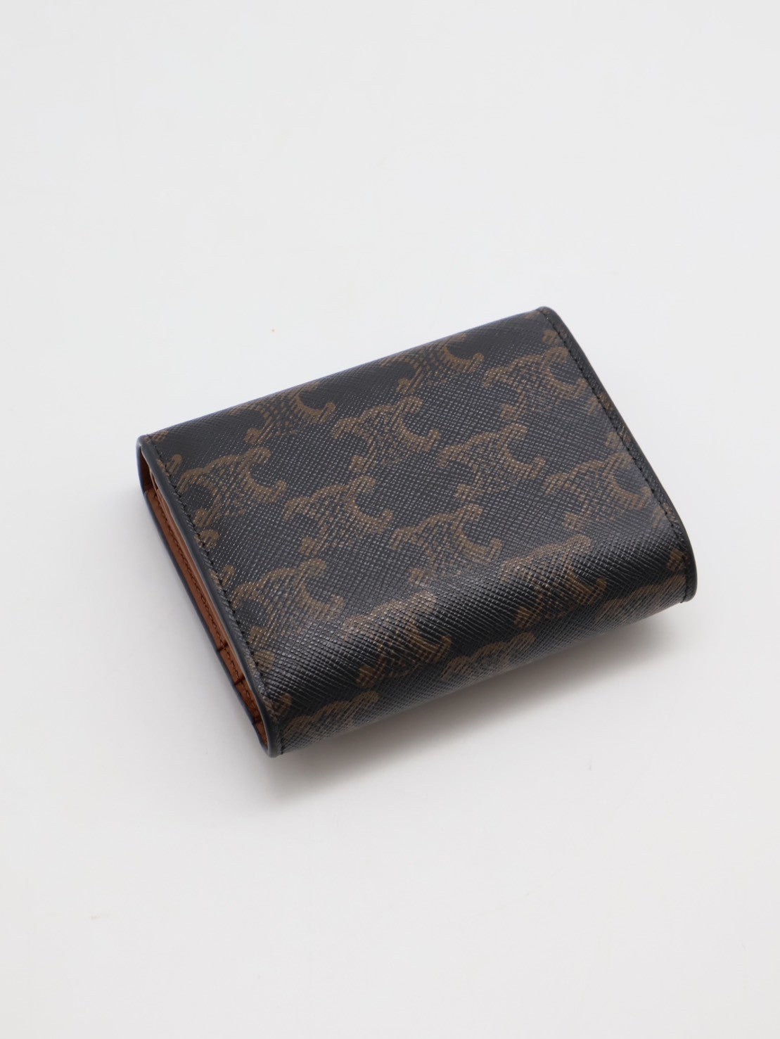 CELINE Triomphe凱旋釦老花三折短夾