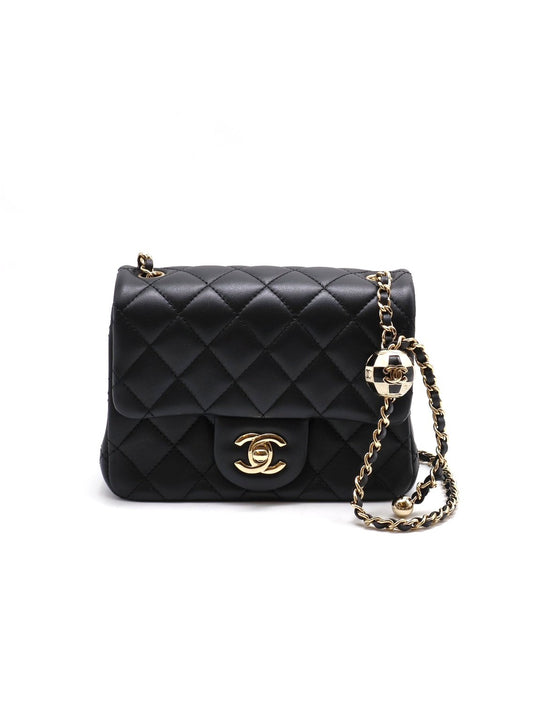 CHANEL 經典口蓋包方胖子 17 - 足球黑金