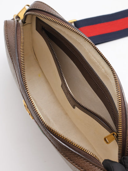 GUCCI Ophidia紅綠織帶老花相機包