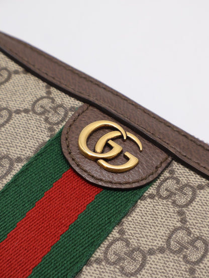 GUCCI Ophidia紅綠織帶老花相機包