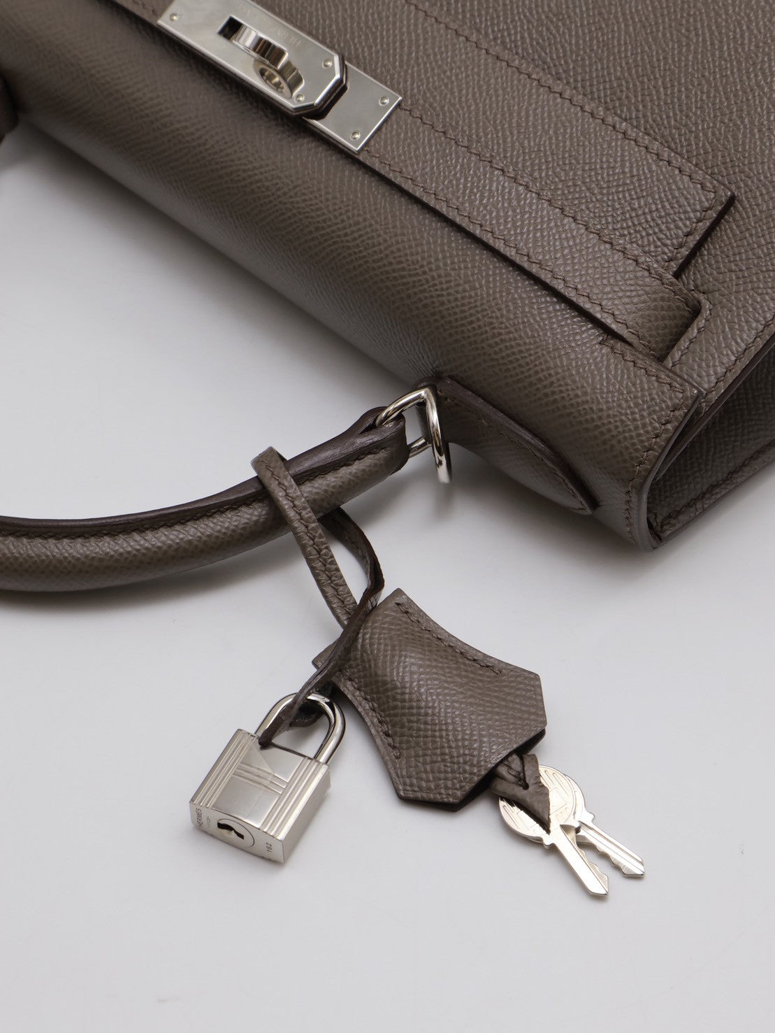 HERMES Kelly 28 - 錫器灰銀 D