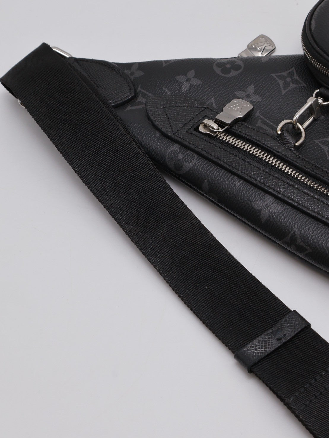 LOUIS VUITTON Duo斜背包 - 灰老花