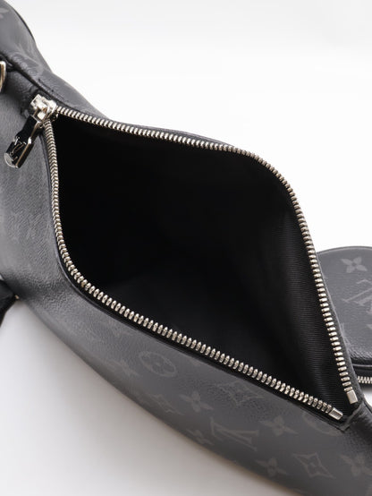 LOUIS VUITTON Duo斜背包 - 灰老花