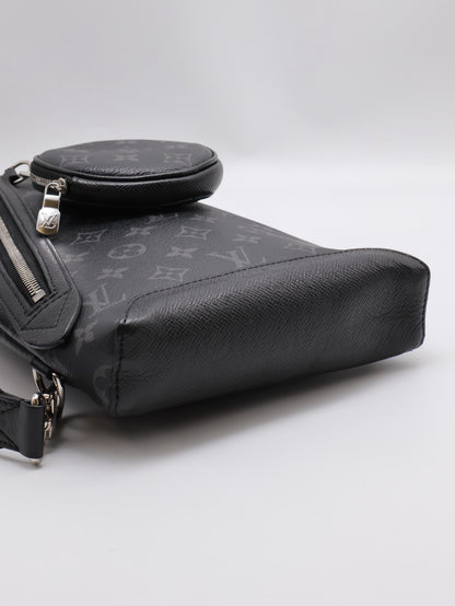 LOUIS VUITTON Duo斜背包 - 灰老花