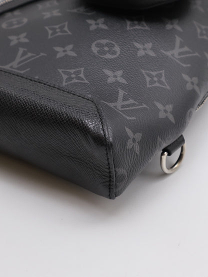 LOUIS VUITTON Duo斜背包 - 灰老花