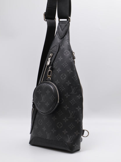 LOUIS VUITTON Duo斜背包 - 灰老花