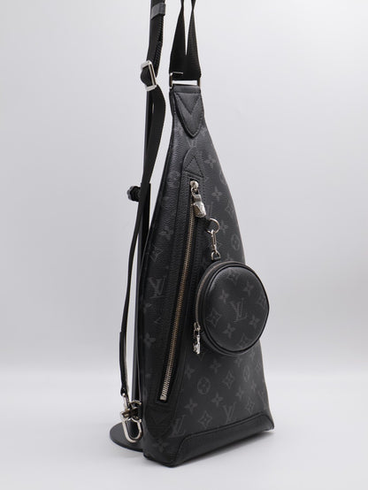 LOUIS VUITTON Duo斜背包 - 灰老花