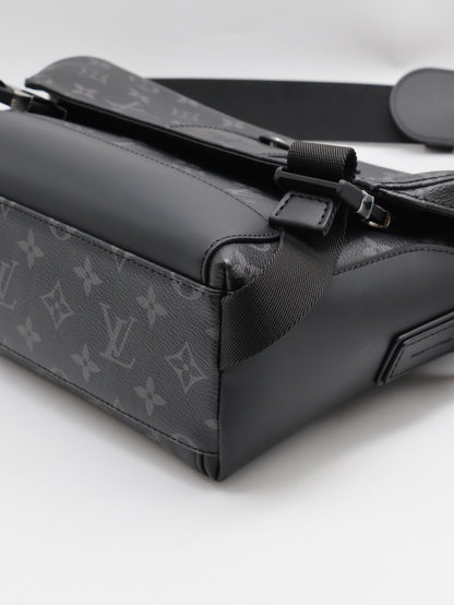 LOUIS VUITTON Voyager郵差包 -  PM灰老花