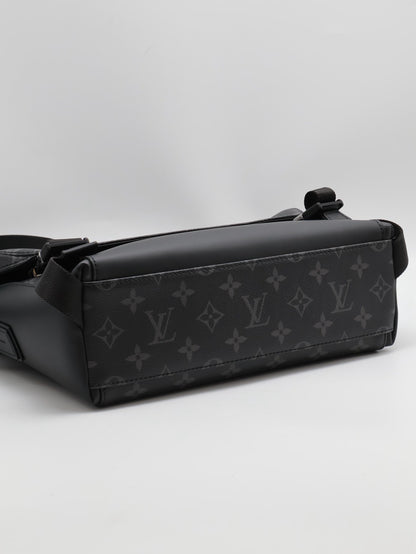 LOUIS VUITTON Voyager郵差包 -  PM灰老花