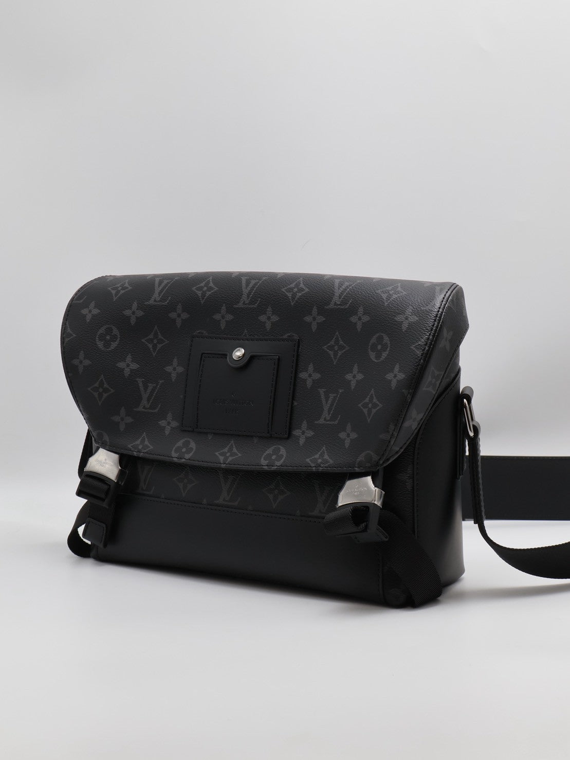 LOUIS VUITTON Voyager郵差包 -  PM灰老花