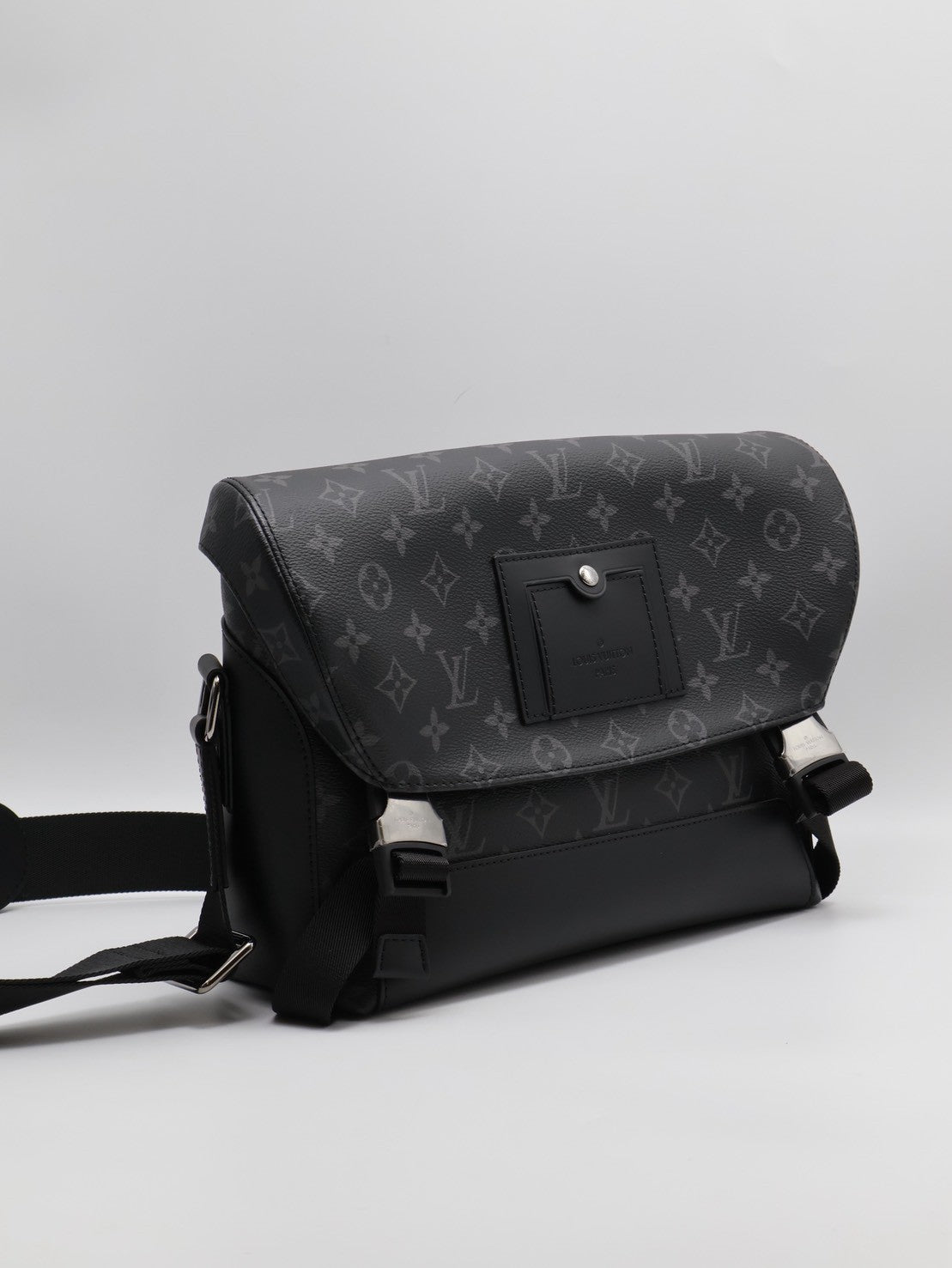 LOUIS VUITTON Voyager郵差包 -  PM灰老花