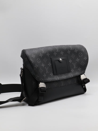 LOUIS VUITTON Voyager郵差包 -  PM灰老花