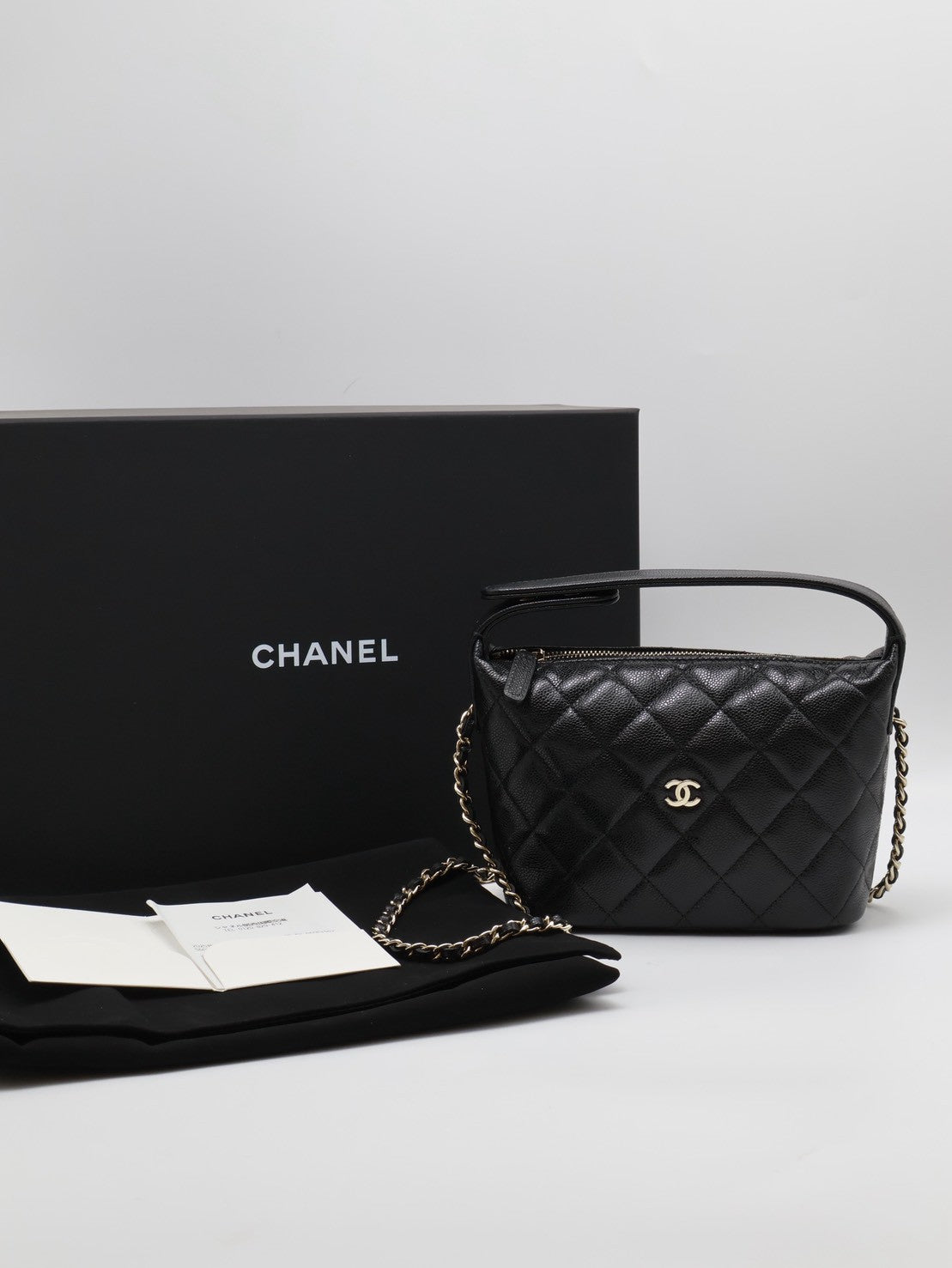 CHANEL Hobo飯盒包 - 黑金