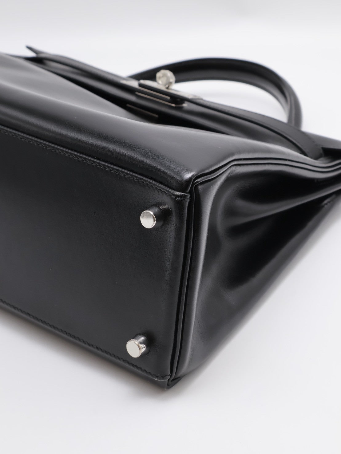 HERMES Kelly 32 - 黑銀 🄹