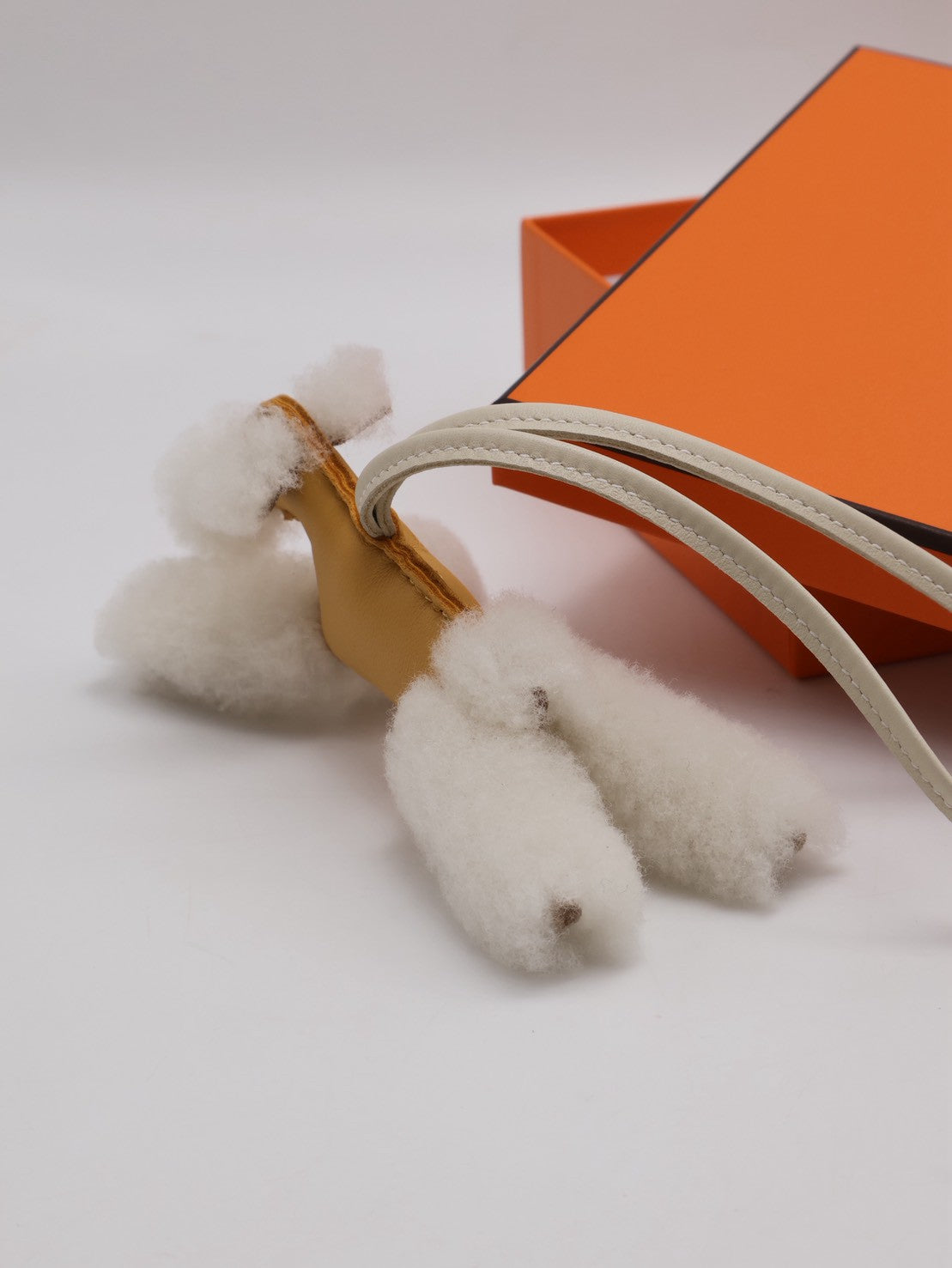 HERMES Budy charm狐狸犬 - 稻草黃 / 奶昔白 K