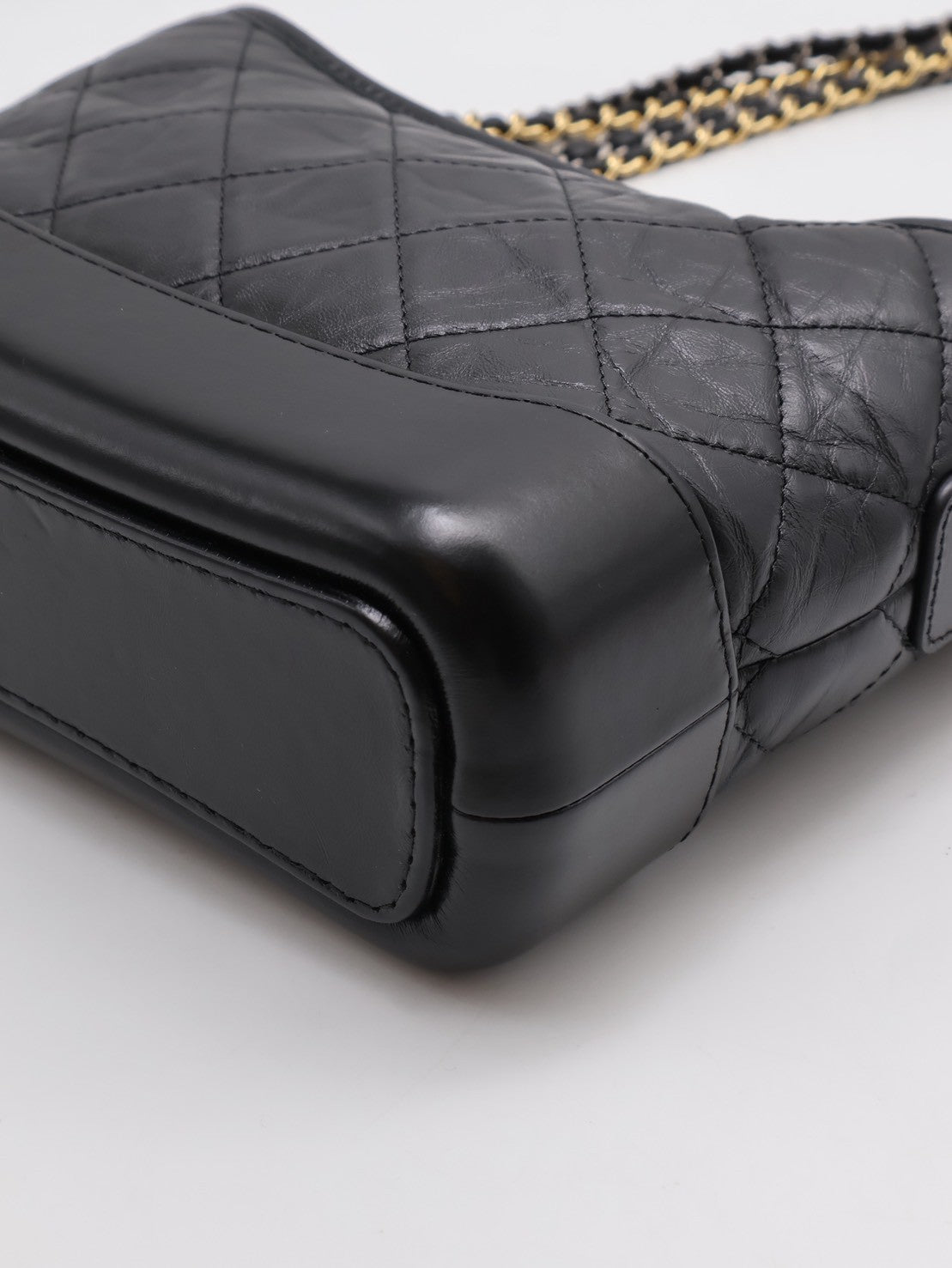 CHANEL 雙鍊條流浪包 - 小號黑28開