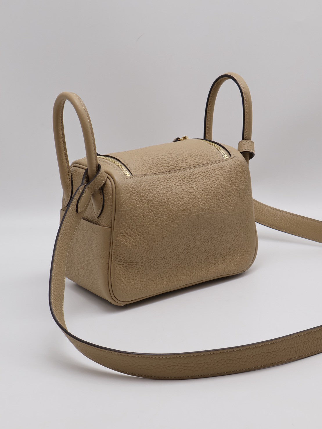 HERMES Mini lindy -  風衣灰金 Z