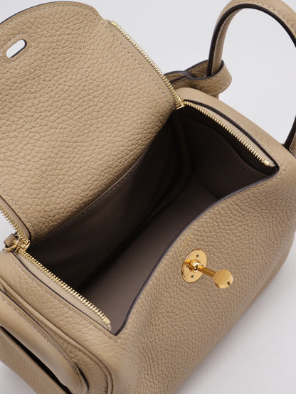 HERMES Mini lindy -  風衣灰金 Z