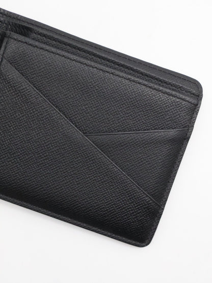 LOUIS VUITTON 雙折短夾 - 灰老花