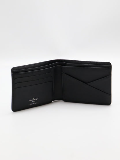 LOUIS VUITTON 雙折短夾 - 灰老花