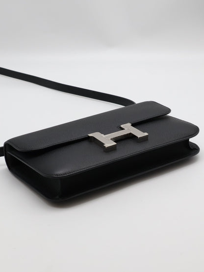 HERMES Constance elan 24 - 黑銀 W