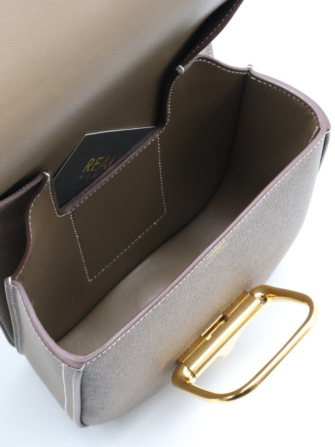 HERMES Della Mini - Etoupe 18 大象灰金 U