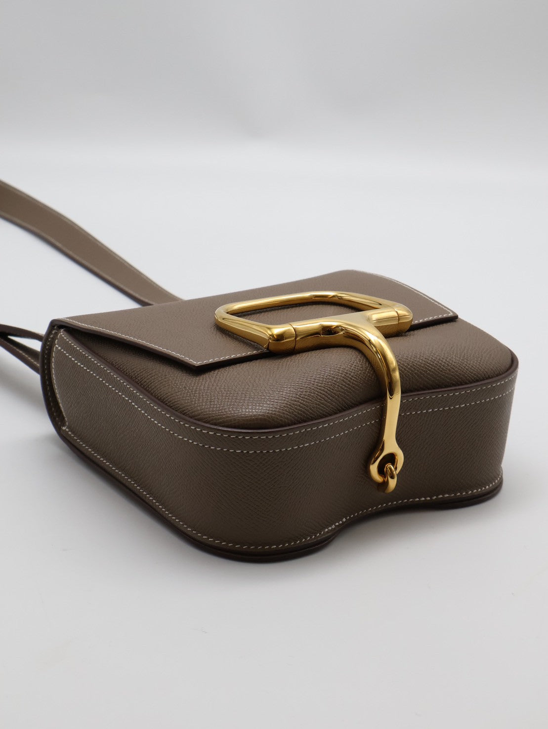 HERMES Della Mini - Etoupe 18 大象灰金 U