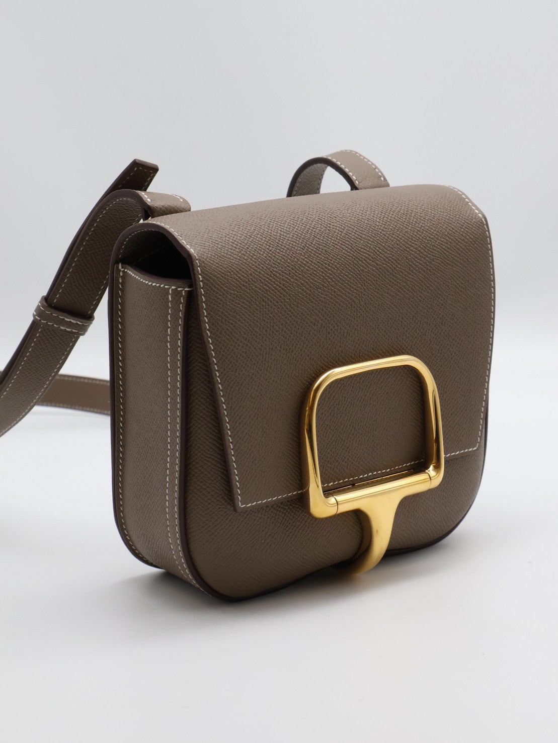 HERMES Della Mini - Etoupe 18 大象灰金 U