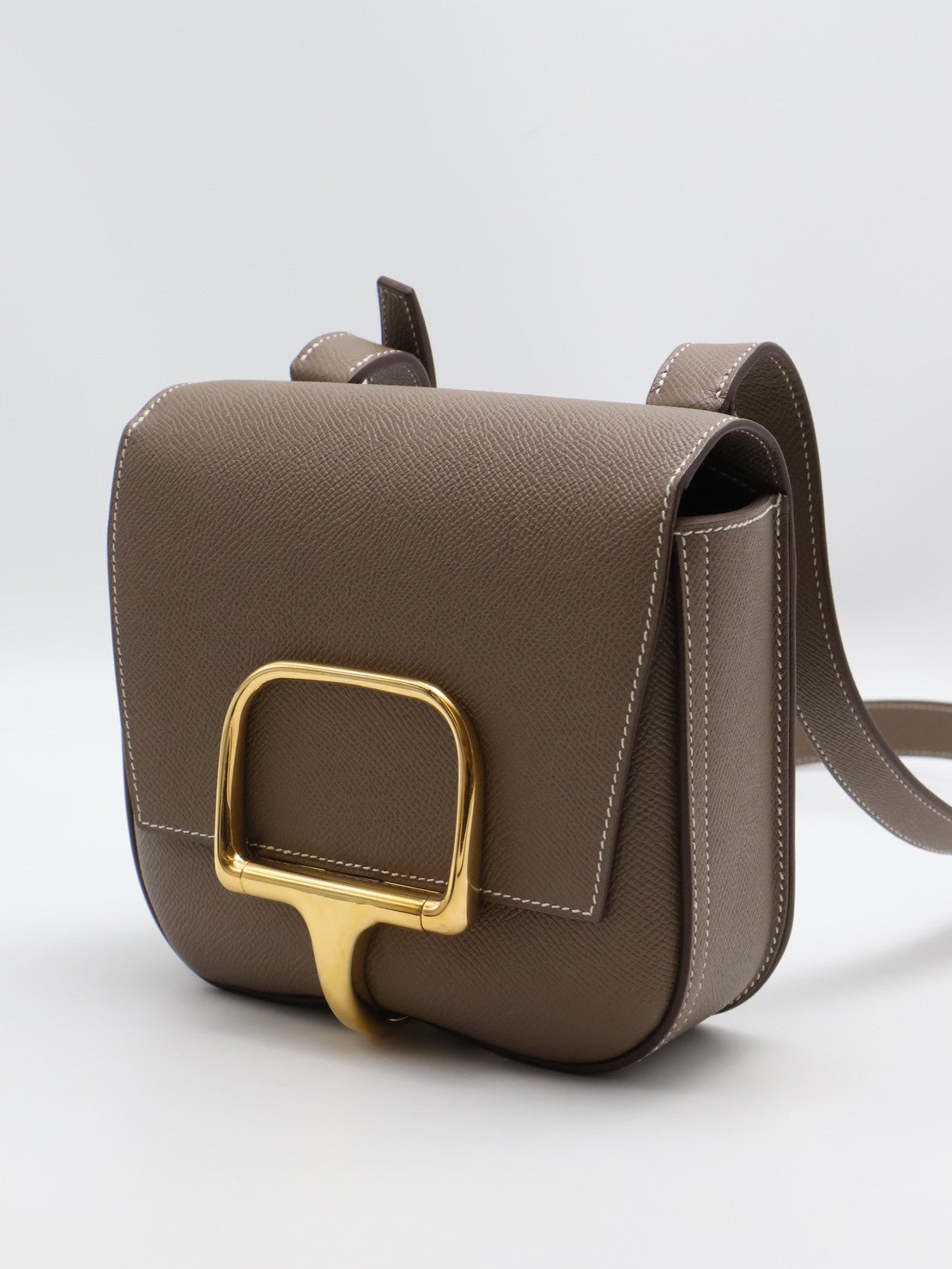 HERMES Della Mini - Etoupe 18 大象灰金 U