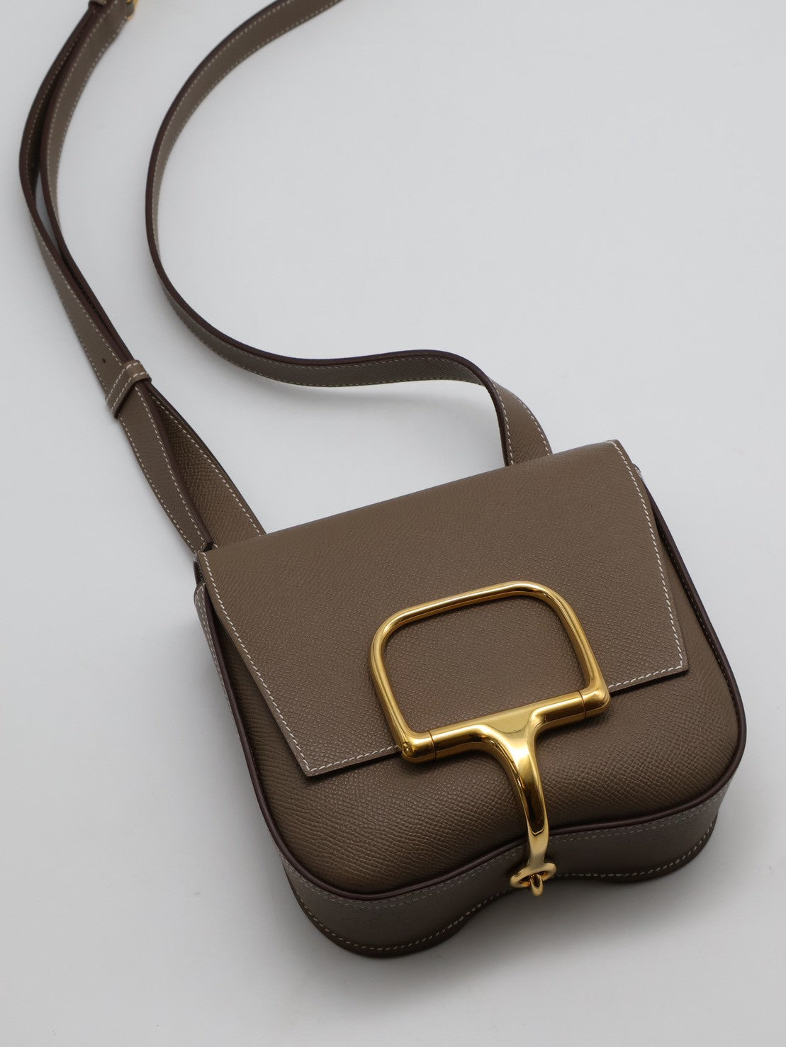 HERMES Della Mini - Etoupe 18 大象灰金 U