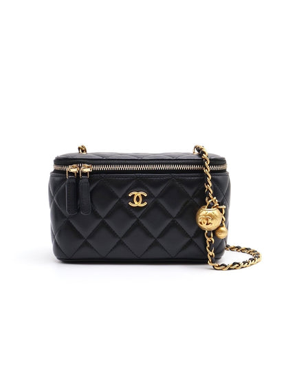 CHANEL 金球長盒子 - 黑金