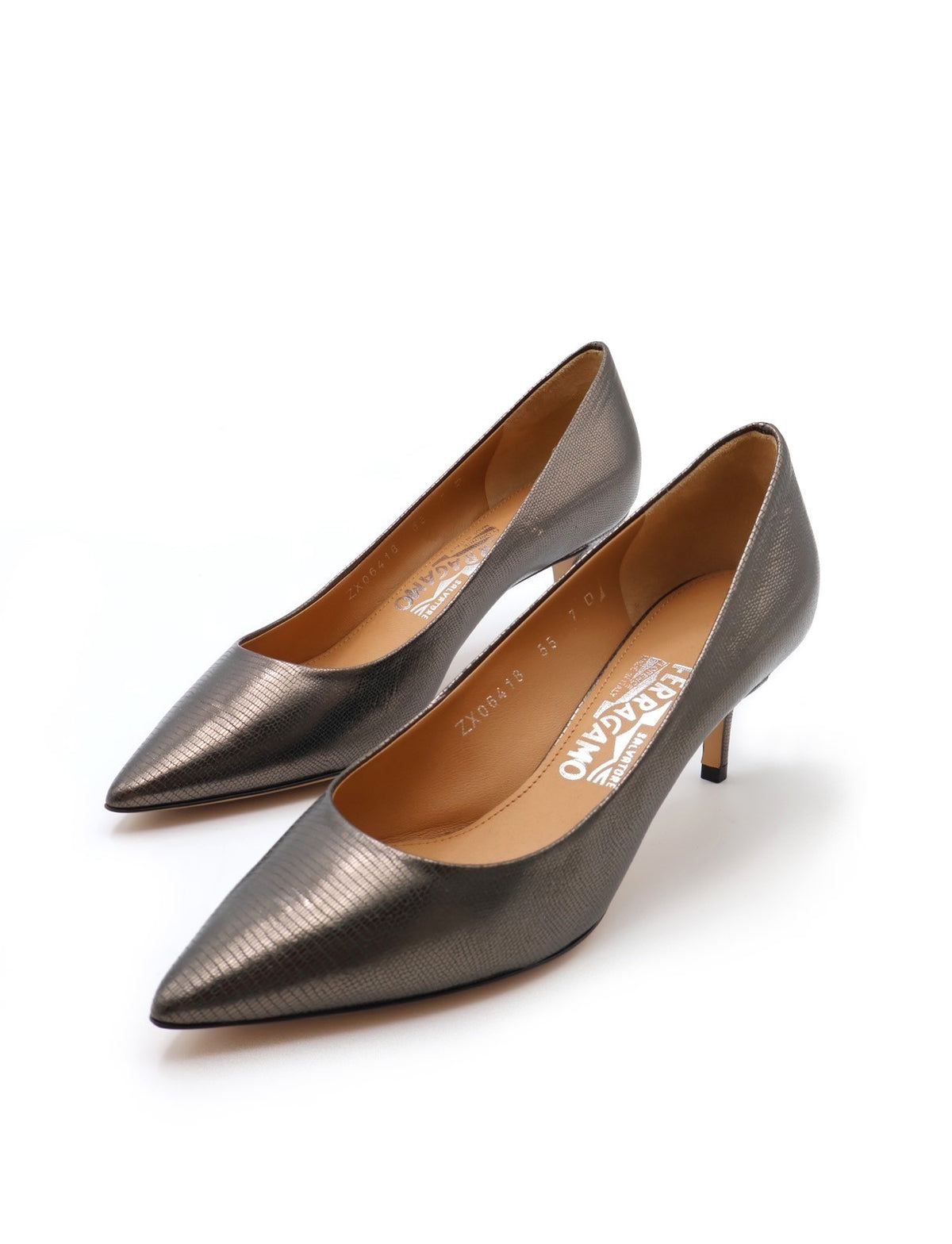 Salvatore Ferragamo 尖頭中跟鞋 - 38